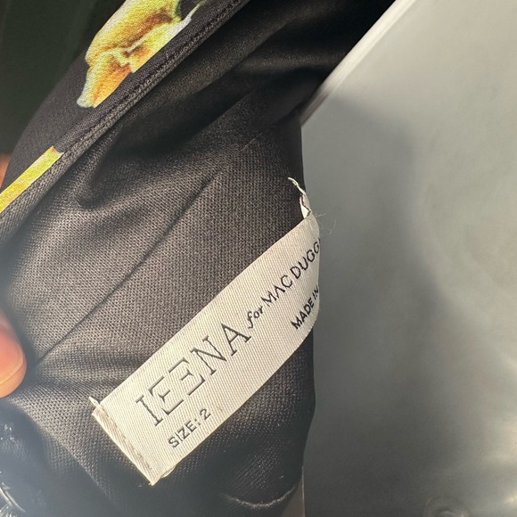 Mac Duggal Multicolor Floral Long Sleeve Dress - Picture 8 of 8